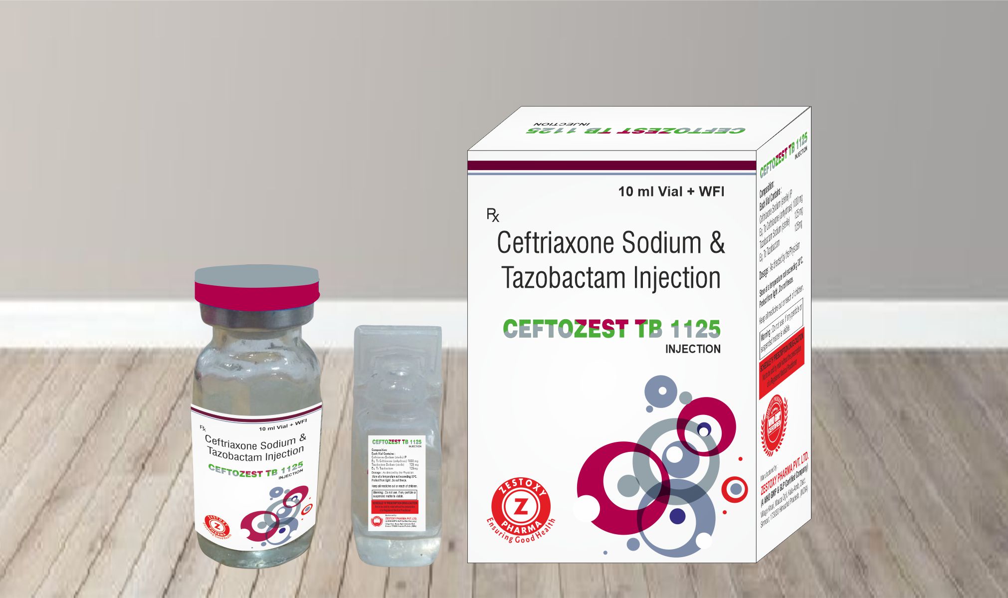 CEFTOZEST TB 1125 INJECTION
